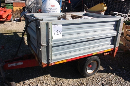 Hydraulic dumpers, Ravenna. T1200 / L 1000 kg. Model RP129. Year 2007. VAT on Buyers Premium only