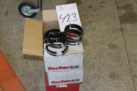 Pipe supports, Fischer: 3 boxes of 20 pieces OFF Plus 108-116