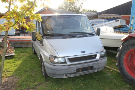 Ford Transit 280 S 2.0 TDCI VAN. Year: 2002 T2650. Speedometer shows 314.000 km. NOTE: door is deadlocked. AC52213. Number plate not included. Signed off