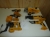 2 x cordless drills / Driver DeWalt 18V + saw + hammer drill + reciprocating saw + steel bar cutter. All without battery. Charger included