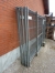 Construction site fencing, 8 pcs. + 2 doors
