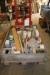 Pallet with hardware tools, nails, screws, etc. Sold by private individual. Only VAT on fees.