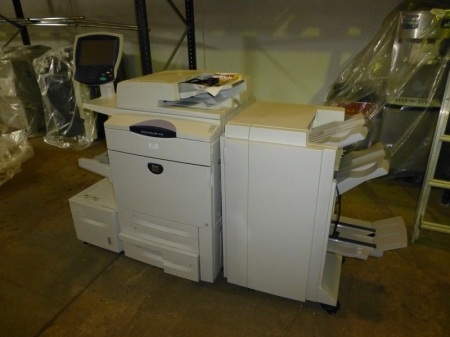 Copier / Printer, A3 color. Incl. Feary type 45057733, finisher SFN-4 and optional paper tray SCF-1. Colour 562 758, SH 159178, Total prints: 721,936. Contact tel. 61,715,516 for viewing.