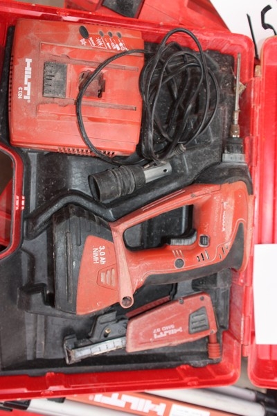 Cordless drill, Hilti SF 4000-A + battery and charger + drywall screw unit, Hilti SMD 57