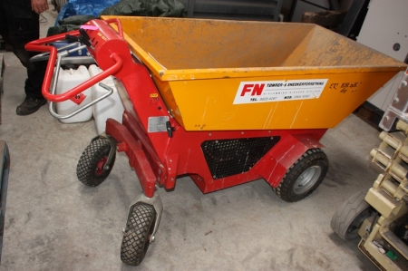 Power Barrow, Hedensted group, Super Slide Hydra, type 280 121, 6.5 hp. 400 liters. Weight: 700 kg