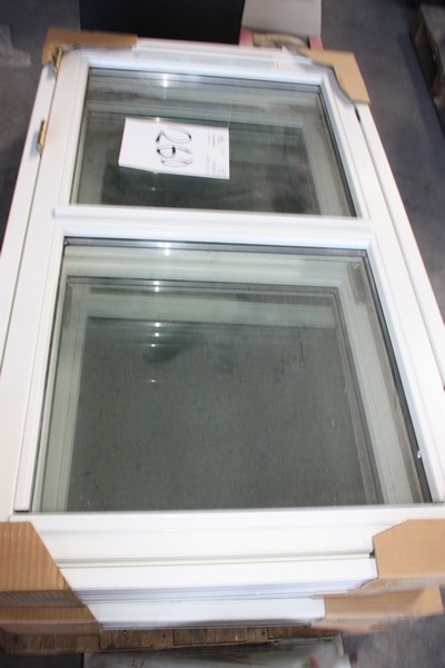 4 x windows, wood, white, approximately 710x1160 mm