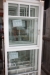 4 x windows, wood / aluminum, white. Rationel. Approximately 890x2088mm