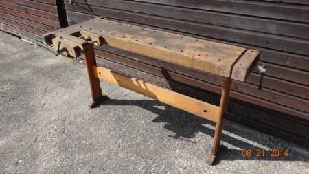 Workbench / woodwork bench L140 H79 cm