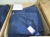 Kasse med ca 18 par arbejdstøj; overalls/bukser/jakke, Björnkläder, mørkeblå
