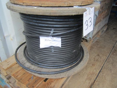 Kabel på tromle 1 kV, 3x50, se fotos for specifikation