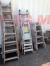 Miscellaneous wood and aluminum ladders