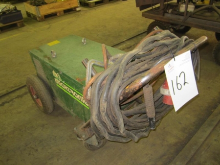Welding rectifier Migatronic LDE400, on wheels and cables