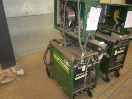 Welding rectifier Migatronic KDO 500, missing welding hose, side cover, etc., condition unknown