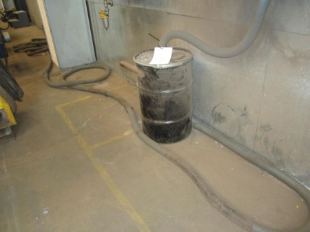 Extract bucket with hose