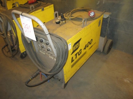 Welding rectifier Esab LTG 400 with welding hose, water cooling