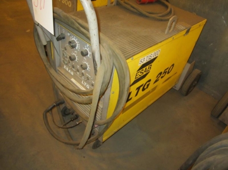 Welding rectifier Esab LTG 250 with welding hose