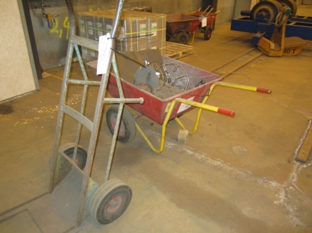 Powerful cylinder trolley and two-wheel wheelbarrow