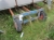 Trolley with rubber wheels, iron bars and galvanized sheet