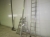 Sliding Ladder Zarges with 20 steps, step ladder made of aluminum staircase in aluminum and 2 straightedges