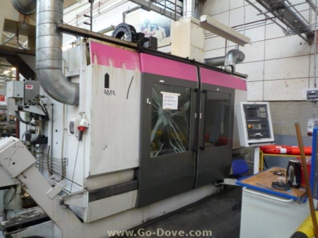 Stama MC530 Vertical Machining Centre, Twin Table, Table Size 1300 x 430mm , Traverse (XYZ) 800 x 400 x 350mm, 30 Position ATC. YOM: 1998