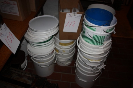 Various plastic containers