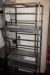 2 x Swedish oven insert carriage, 15 + 11 insert carriage rails. Sold without content. Not wheels for oven