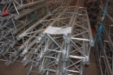 Aluminium Trusses, Milos Structural Systems, Quick Truss, staging. Main standard formats: Duo (2 tube), Trio (3 tube) and Quattro (4 tube). There are also a lot of corners and junctions