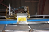 SOLD! Rafter Saw, Randek SPL 728. Year 2003. Control: GE Fanuc Cimplicity Station. Infeed and outlet: app. 10 meter
