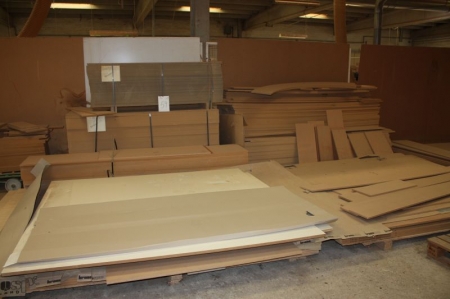 Large quantity of MDF boards