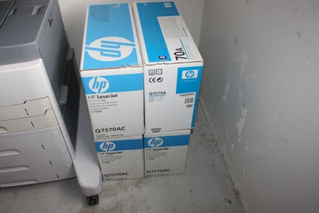 Printer Toner for HP LaserJet model M5025 MFP and HP LaserJet M5035 MFP model. 4 cassettes
