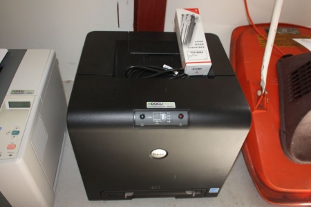 Farvelaserprinter, Dell ColorLaser 1320C, Testet – OK. Der medfølger en ekstra toner