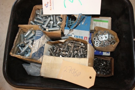 Various Bolts, nuts, washers