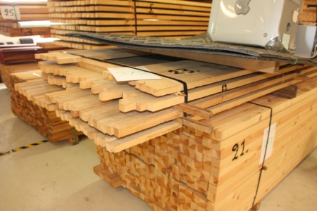Pine u / s 25x25 mm approximately 550 meters