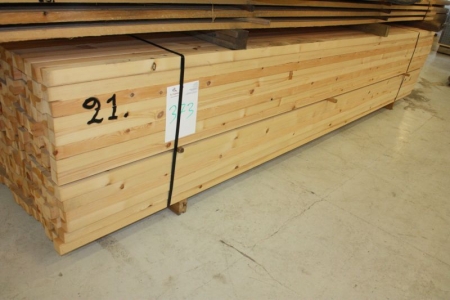 Pine planed 42x42 mm approximately 1100 meters length of 3.6 meters