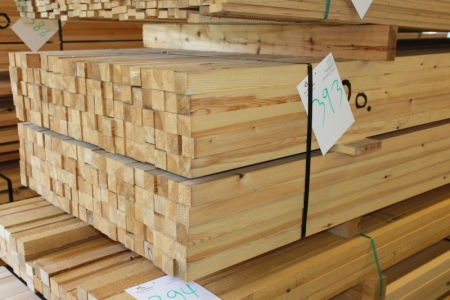Pine planed 42x42 mm approximately 800 meter length of 3.6 meters