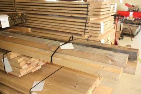 Tømmer 80x175 mm, længde 5,7 meter, 6 stk