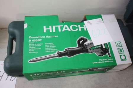 Nedbrydningshammer, Hitachi H65SB2, ubrugt, i kuffert, arkivbillede