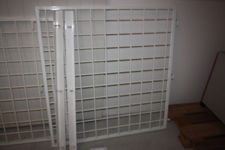 Safety mesh with window fittings, frame width: ca. 112 cm + height: 117.5 cm