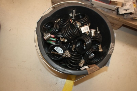 Bucket with rope locks with code