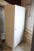 Dressing cabinet, 3-bin. Dimension: b x h x d: 90 x 185 x 50 cm. Color: light gray. Keys