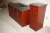 Bathroom furniture with stone washing, about 121 x 55 cm. Cabinet with glass door, about WxHxD: 30 x 58 x 18 cabinet with drawer + door. Approximately WxHxD: 30 x 80 x 34 cm. Swan Kitchen. Cherry finish