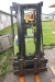 Electric forklift truck, Clarklift. Without battery / condition unknown. Type TMS 12S. SN: TM145-3764 GEF 5280.Max. 1250 kg. Lifting height approximately 2735 mm. Hour meter shows 8860