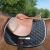 New Jump saddle backed, Light Brown genuine leather. Seat Size 17 ". Jump saddle with soft knee pads. The saddle has a deep seat with good support