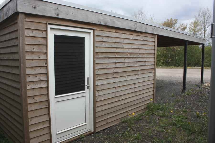 Dobbelt Carport Med Redskabsrum Ca 18 M2 I Alt Ca 45 M2