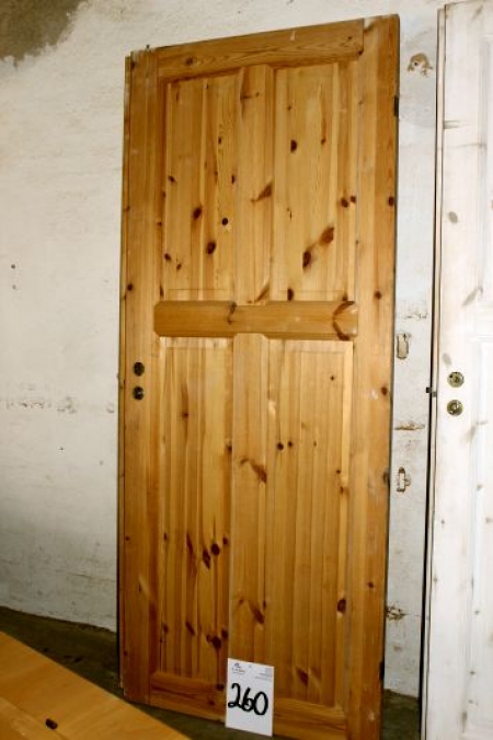 Dannebrog Doors, 2 pcs. pine, 82x205 cm