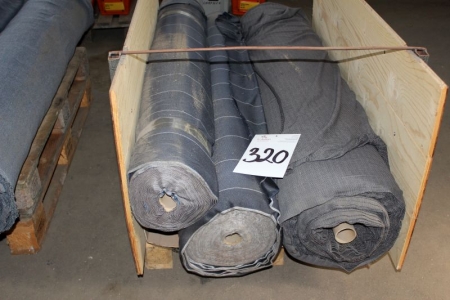 Various fabric rolls