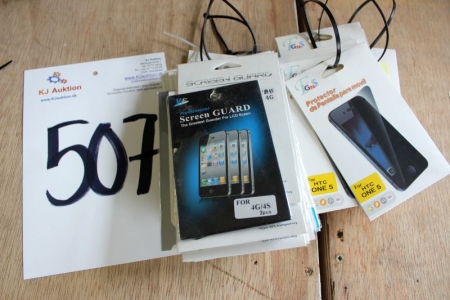 INSOLVENCY: Screen Protector for iPhone + HTC.