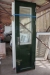 2 outer doors m. Glass and aluminum. Front 73,6x222 cm and 66,6x222 cm. + Window 60,6x136