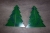 Weihnachtsbäume für Kalender Weihnachten zu 30 zwei Bäume, Höhe: 59,5 cm.