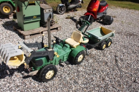 Toy Tractor with Trailer